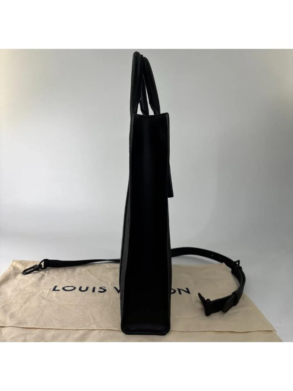 Louis Vuitton Monogram Taurillon Sac Plat Tote Bag
